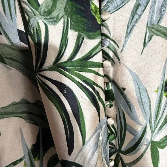 Victoria's Secret Tropical Palm Leaf Print Cami top size M - Picture 5 of 7